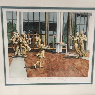 Lot 93 - Asheville Dancers Framed Art
