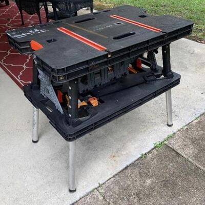 FireStorm by Black and Decker Adjustable Folding Work Bench  