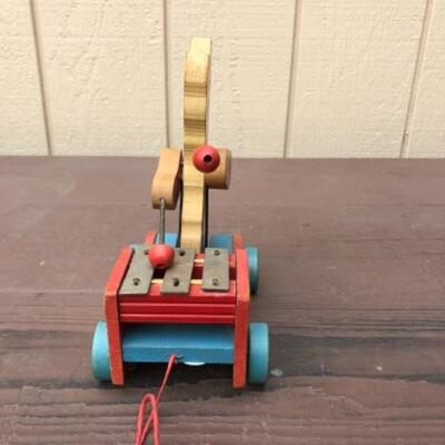 Lot 237: Tiny Teddy #634: Fisher Price Toys, Pull and Plays Xylophone 