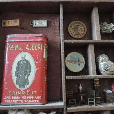 SHADOWBOX WITH ITEMS INCLUDED (2)