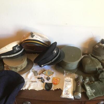 Military Uniform and Patch Lot with 15+ Pieces