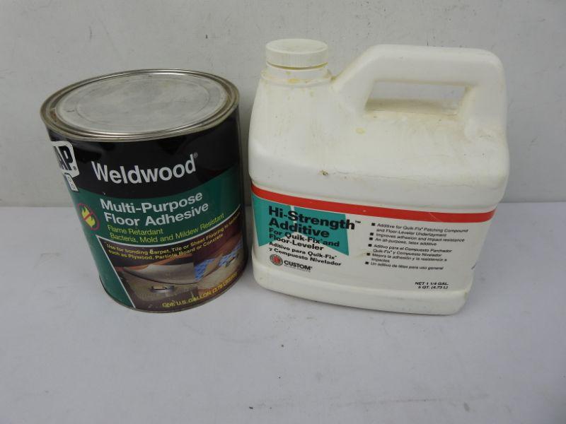 MultiPurpose Floor Adhesive (Mostly Full) and HiStrength Additive