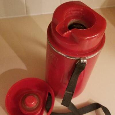 Lot #106: Pair of Mid Century Modern Insulated Drinking Containers