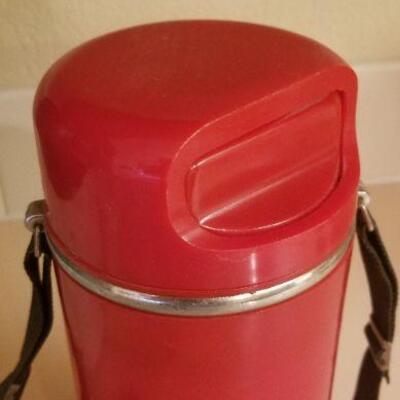 Lot #106: Pair of Mid Century Modern Insulated Drinking Containers