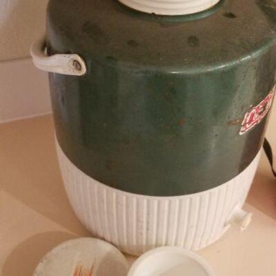 Lot #106: Pair of Mid Century Modern Insulated Drinking Containers