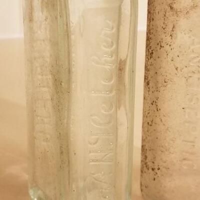 Lot #113: Group of (4) Antique Bottles (Medicine)