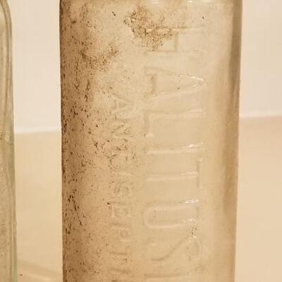 Lot #113: Group of (4) Antique Bottles (Medicine)