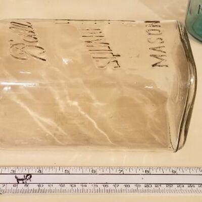 Lot #117: Bundle of (3] Antique Large BALL, ATLAS AND MASON'S Jars w/ Lids