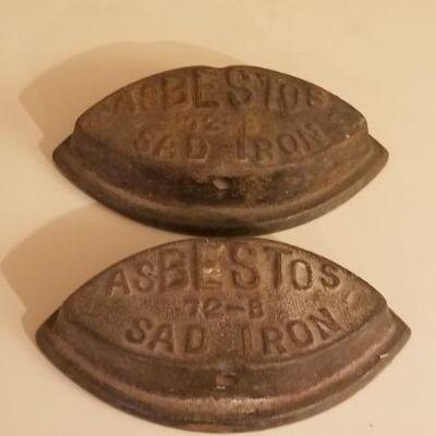 Lot #125: Group of (3) Antique Sad Irons