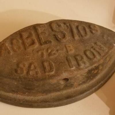 Lot #125: Group of (3) Antique Sad Irons