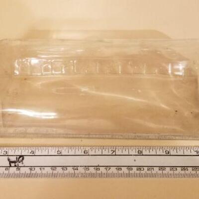 Lot #128: (3) Vintage Large Measuring Impression Glass Bottles