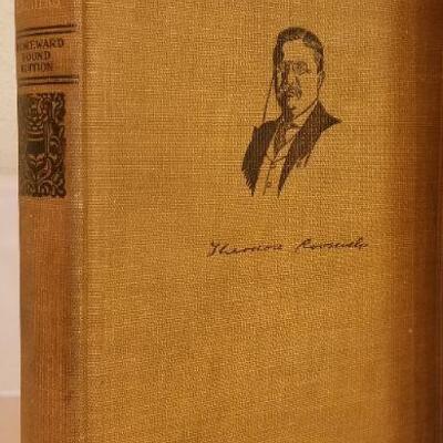 Lot #139: RARE 1893 Antique Theodore Roosevelt Hardback Book Collection