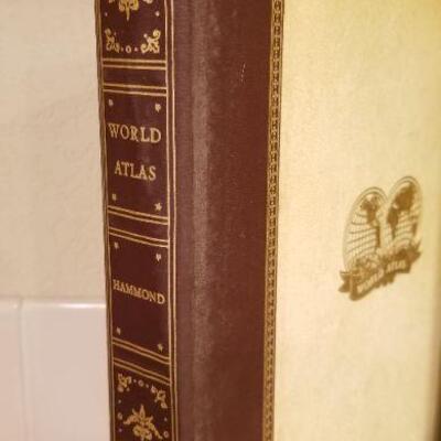 Lot #141: Vintage Dictionary and Atlas
