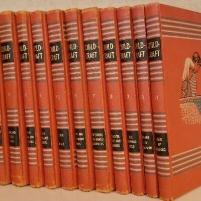 Lot #143: Vintage 1949 CHILDCRAFT Ways of Learning Educational Hardback Set