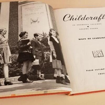 Lot #143: Vintage 1949 CHILDCRAFT Ways of Learning Educational Hardback Set