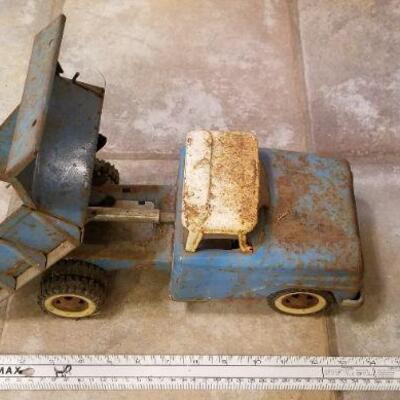 Lot #147: Vintage FORD Dumptruck (missing latch lever so bed stays in dump position)
