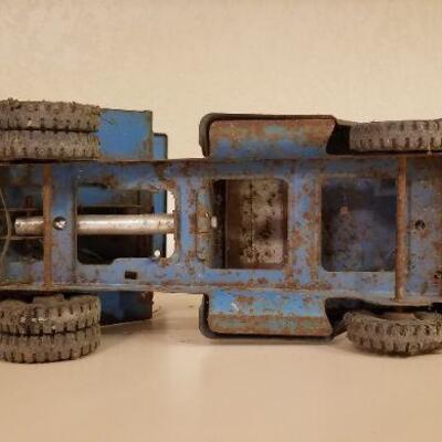 Lot #147: Vintage FORD Dumptruck (missing latch lever so bed stays in dump position)