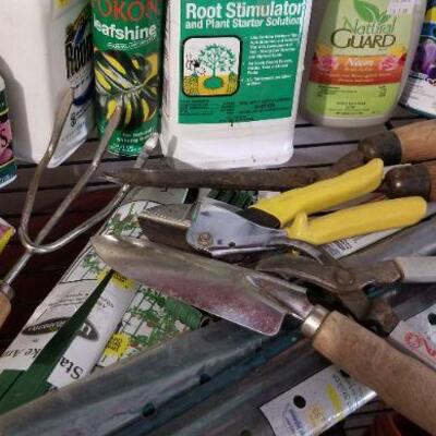 Lot #148: Large Assortment of Mostly Full Garden Accessories
