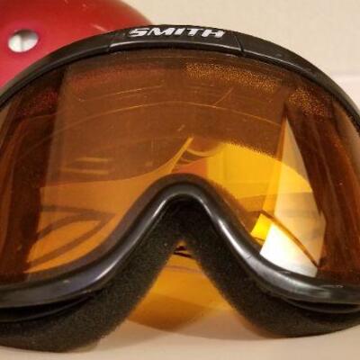Lot #150: Vintage Ski Helmet and Goggles