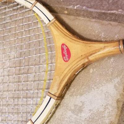 Lot #151: Group of Vintage Badminton, Tennis and Raquetball Rackets