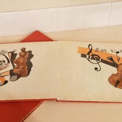 Lot #156: Vintage 1949 CHILDCRAFT Pair of (2) Large Educational Hardback Books