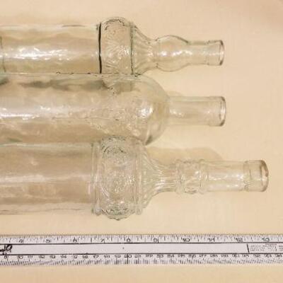 Lot #158: Bundle of (6) Vintage Fancy Glass Bottles