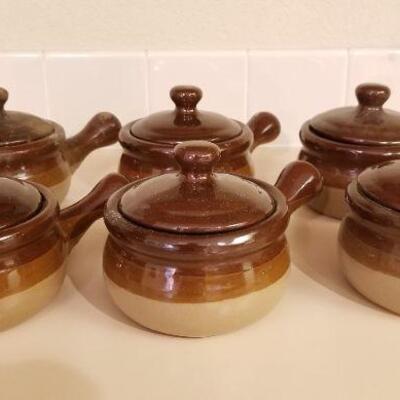 Lot #166: Group of (6) Vintage Baking Covered Dishes