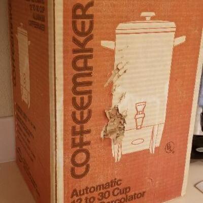 Lot #167: Vintage Automatic West Bend Coffee Maker 