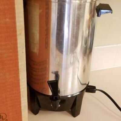 Lot #167: Vintage Automatic West Bend Coffee Maker 
