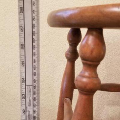 Lot #169: Vintage 28" Tall Wood Stool