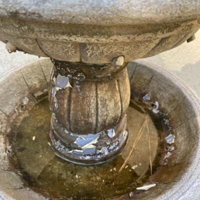 O - 437: Three Tier Resin Water Fountain 