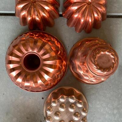 Copper molds 