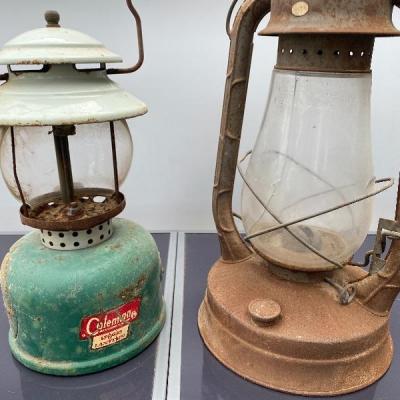 Pair of Vintage Lanterns Dietz & Coleman