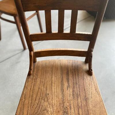 Vintage solid wood chair 