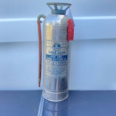 Vintage Kidder Soda-Acid Fire Extinguisher -A
