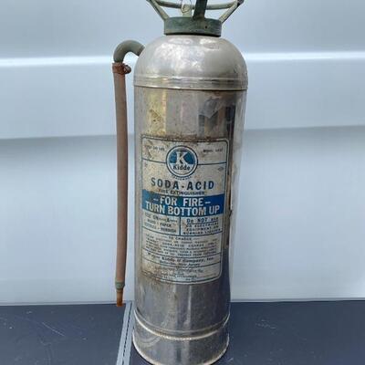 Vintage Kidder Soda-Acid Fire Extinguisher -B 