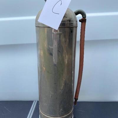 Vintage KIdder Soda-Acid Fire Extinguisher -C