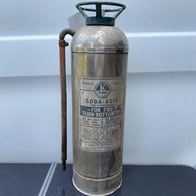 Vintage Kidder Soda-Acid Fire Extinguisher -D