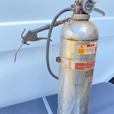 Vintage Water Fire Extinguisher -F