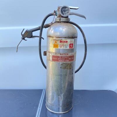 Vintage Water Fire Extinguisher -F