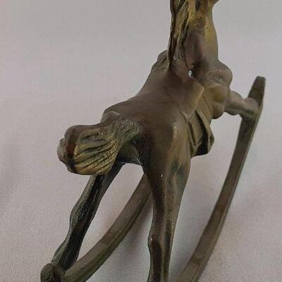 Brass Rocking Horse