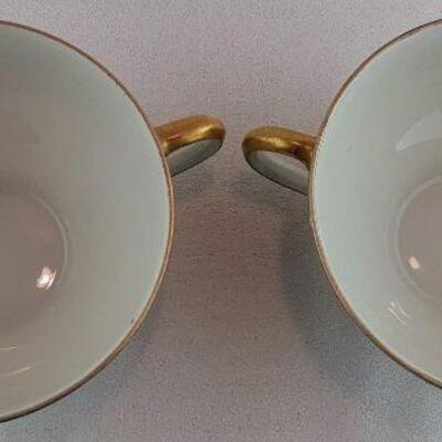 2 Bouillon Limoges Cups 