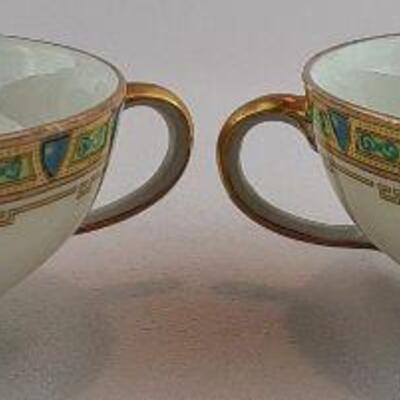 2 Bouillon Limoges Cups 
