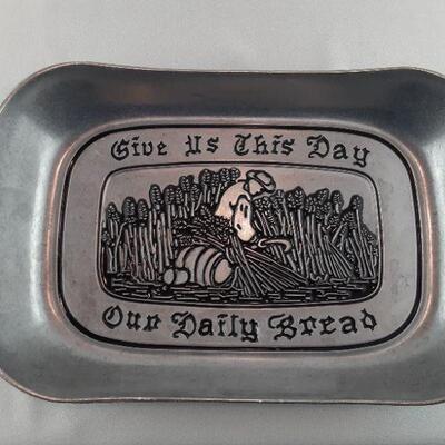 Pewter Bread Plate