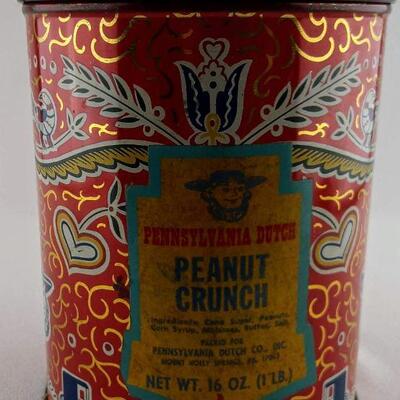 Vintage Peanut Crunch Tin