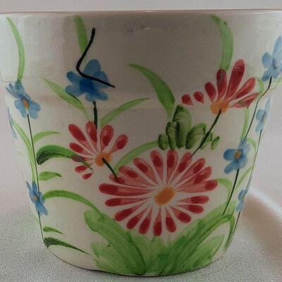 Pretty Floral Flower Pot