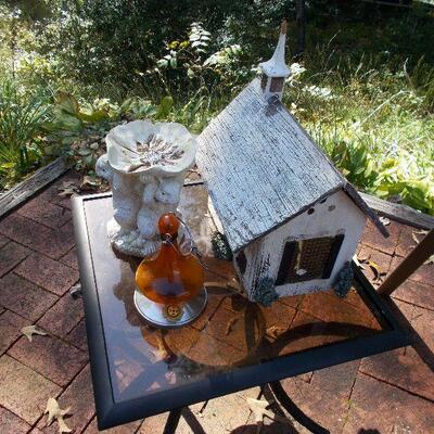 Bird House and Feeders