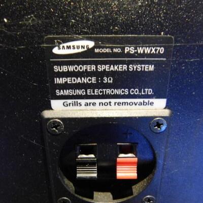 Samsung Model No. PS-WWX70 Subwoofer Speaker (90)