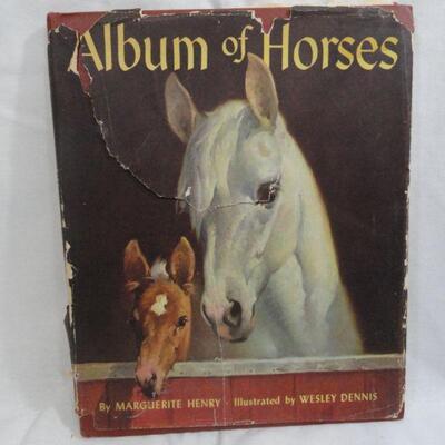 Lot 305 Album of Horses Vintage Book