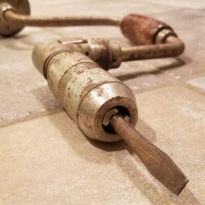 Lot #173: Vintage SKIL 3/8" Drill Corded #584 + Hand Drill
